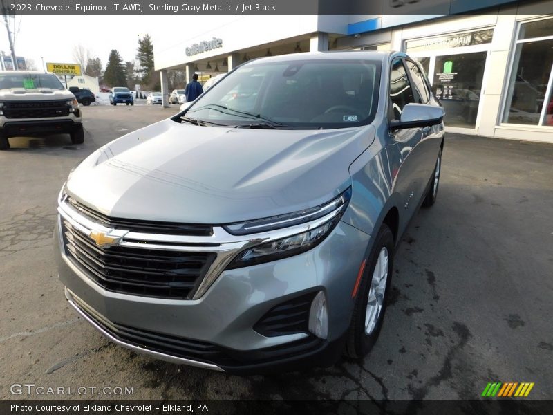 Sterling Gray Metallic / Jet Black 2023 Chevrolet Equinox LT AWD