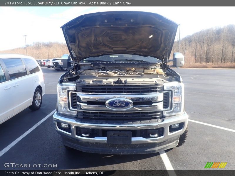 Agate Black / Earth Gray 2019 Ford F350 Super Duty XLT Crew Cab 4x4