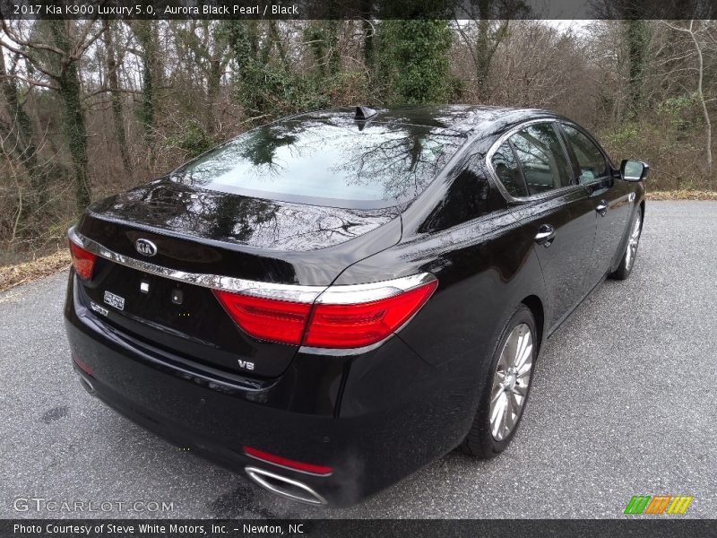 Aurora Black Pearl / Black 2017 Kia K900 Luxury 5.0