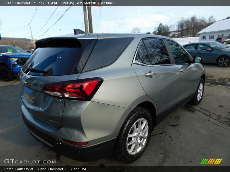 Sterling Gray Metallic / Jet Black 2023 Chevrolet Equinox LT AWD