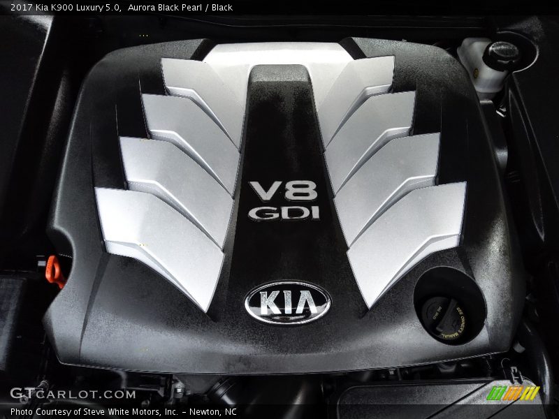  2017 K900 Luxury 5.0 Engine - 5.0 Liter GDI DOHC 32-Valve VVT V8
