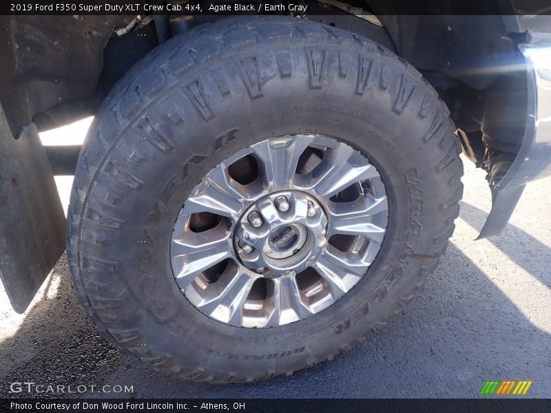 Agate Black / Earth Gray 2019 Ford F350 Super Duty XLT Crew Cab 4x4