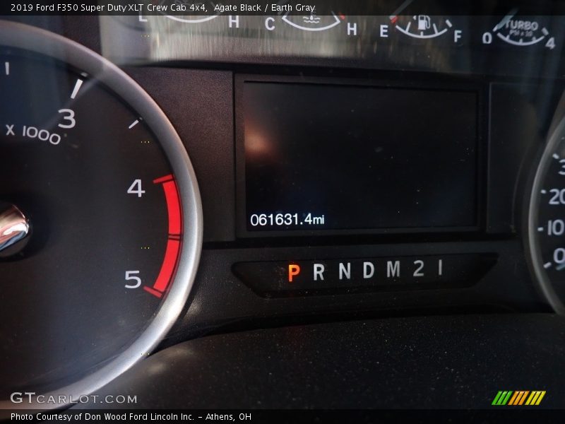 Agate Black / Earth Gray 2019 Ford F350 Super Duty XLT Crew Cab 4x4
