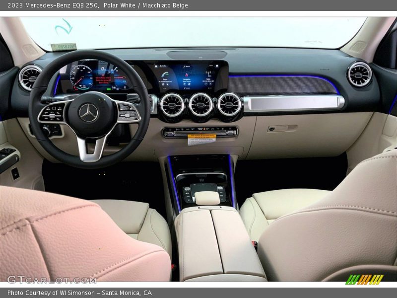 Dashboard of 2023 EQB 250