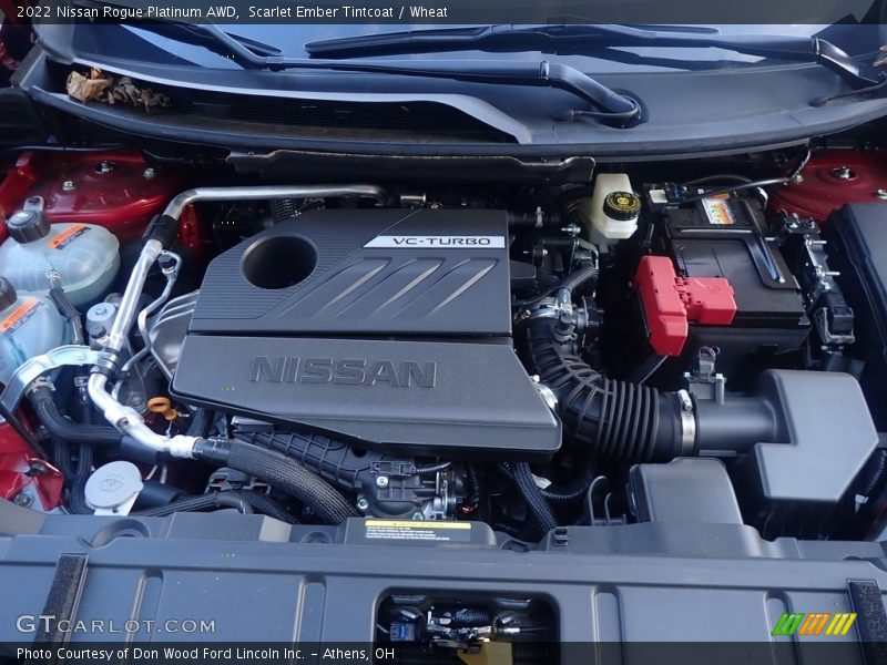  2022 Rogue Platinum AWD Engine - 1.5 Liter Turbocharged DOHC 12-Valve CVTCS 3 Cylinder
