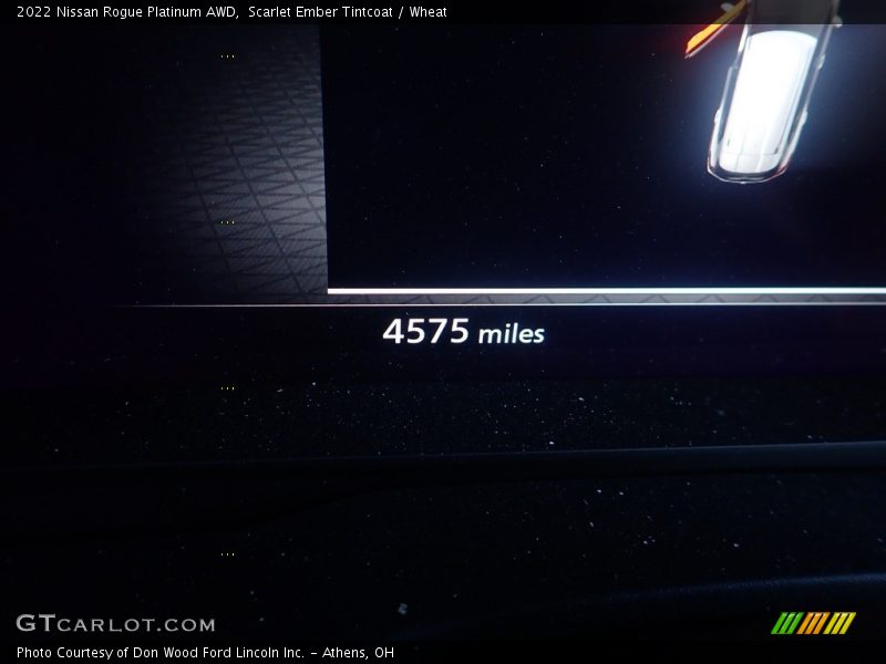 Scarlet Ember Tintcoat / Wheat 2022 Nissan Rogue Platinum AWD
