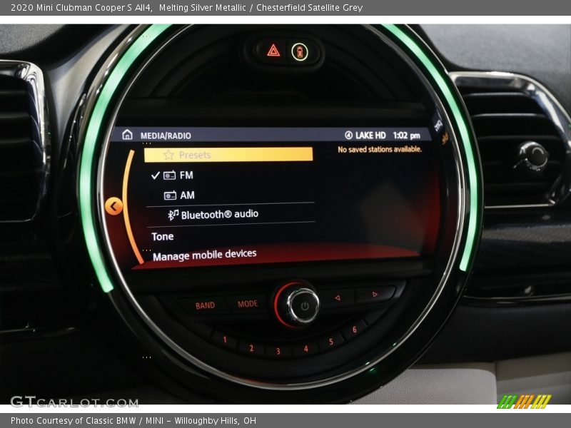 Controls of 2020 Clubman Cooper S All4