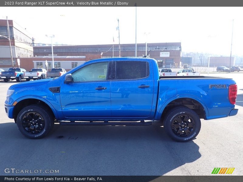  2023 Ranger XLT SuperCrew 4x4 Velocity Blue Metallic