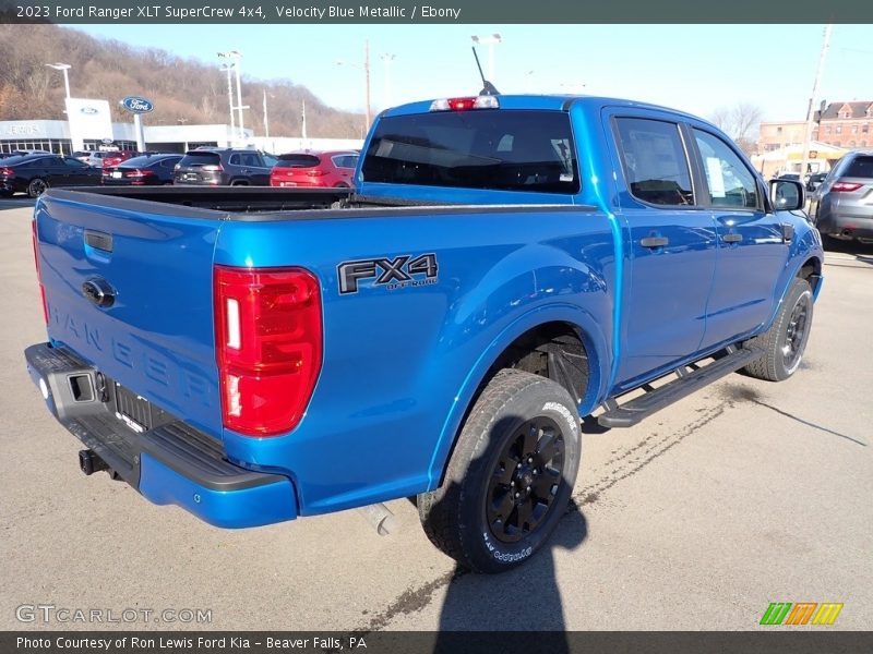 Velocity Blue Metallic / Ebony 2023 Ford Ranger XLT SuperCrew 4x4