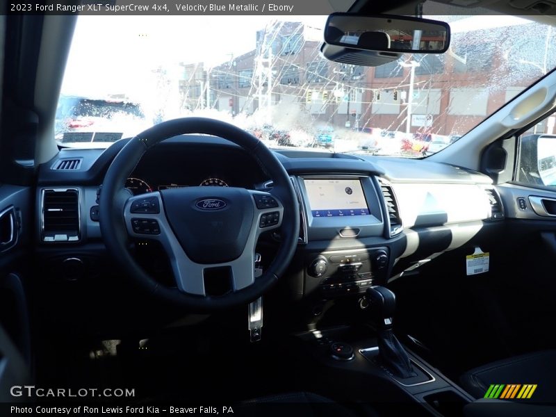 Velocity Blue Metallic / Ebony 2023 Ford Ranger XLT SuperCrew 4x4