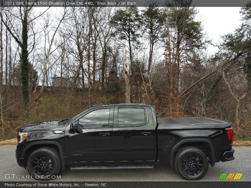  2021 Sierra 1500 Elevation Crew Cab 4WD Onyx Black