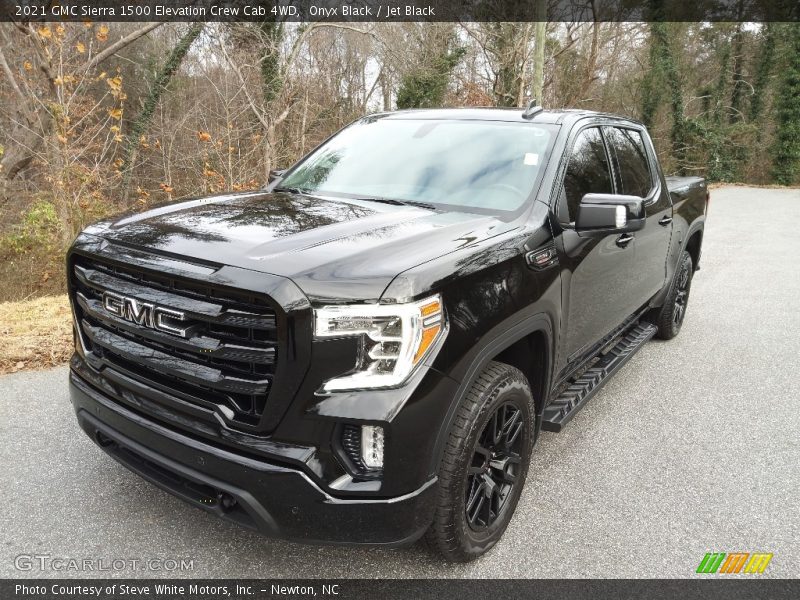 Onyx Black / Jet Black 2021 GMC Sierra 1500 Elevation Crew Cab 4WD