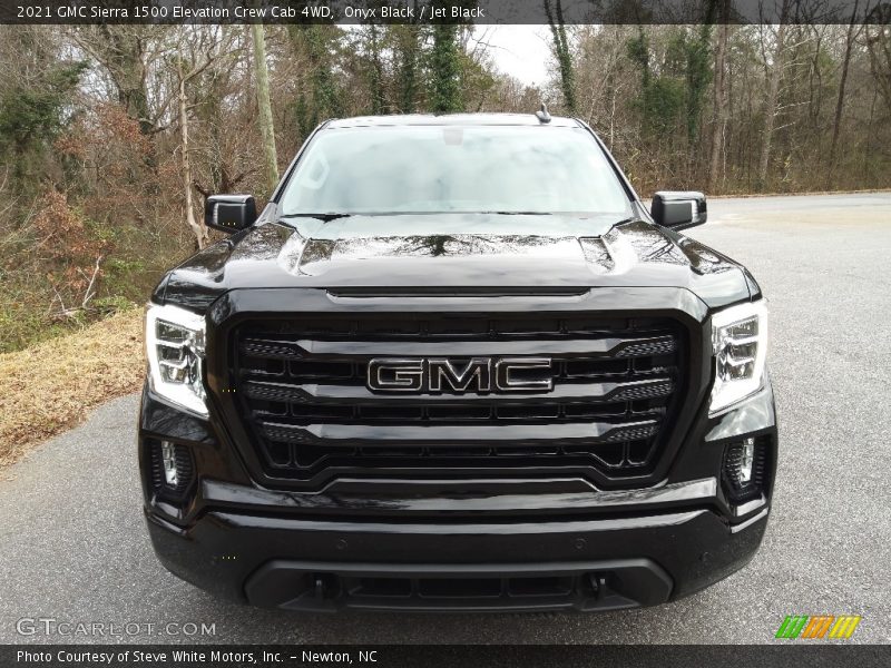 Onyx Black / Jet Black 2021 GMC Sierra 1500 Elevation Crew Cab 4WD