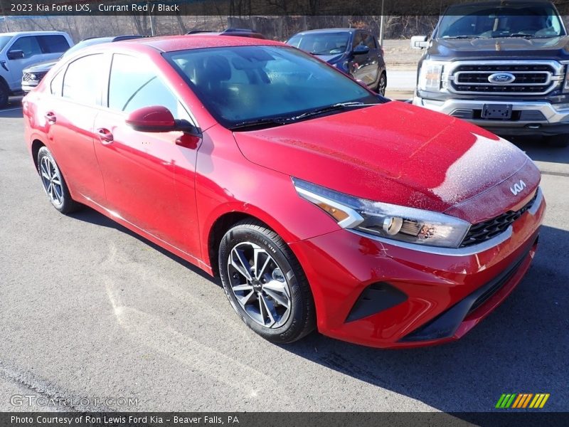 Currant Red / Black 2023 Kia Forte LXS