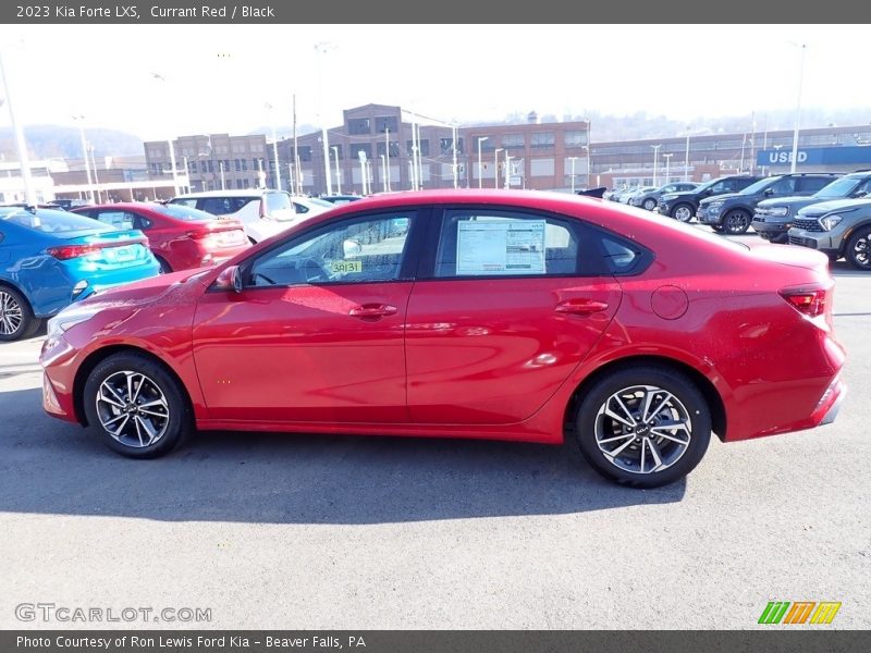 Currant Red / Black 2023 Kia Forte LXS