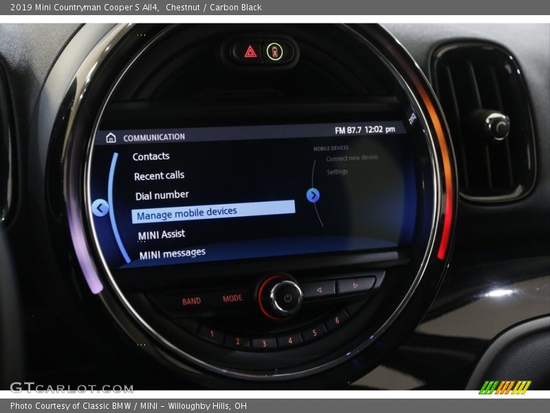Chestnut / Carbon Black 2019 Mini Countryman Cooper S All4