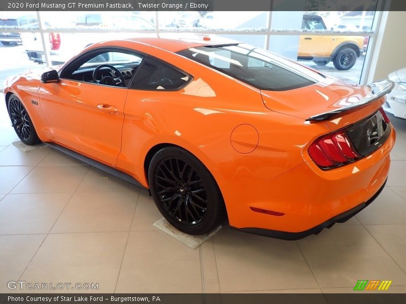 Twister Orange / Ebony 2020 Ford Mustang GT Premium Fastback