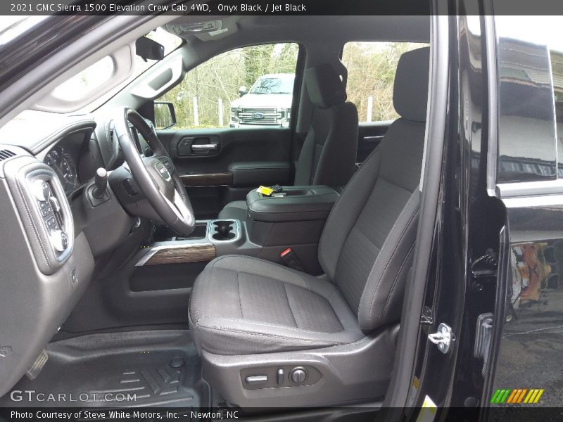  2021 Sierra 1500 Elevation Crew Cab 4WD Jet Black Interior