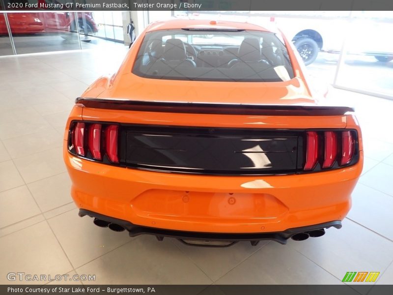 Twister Orange / Ebony 2020 Ford Mustang GT Premium Fastback