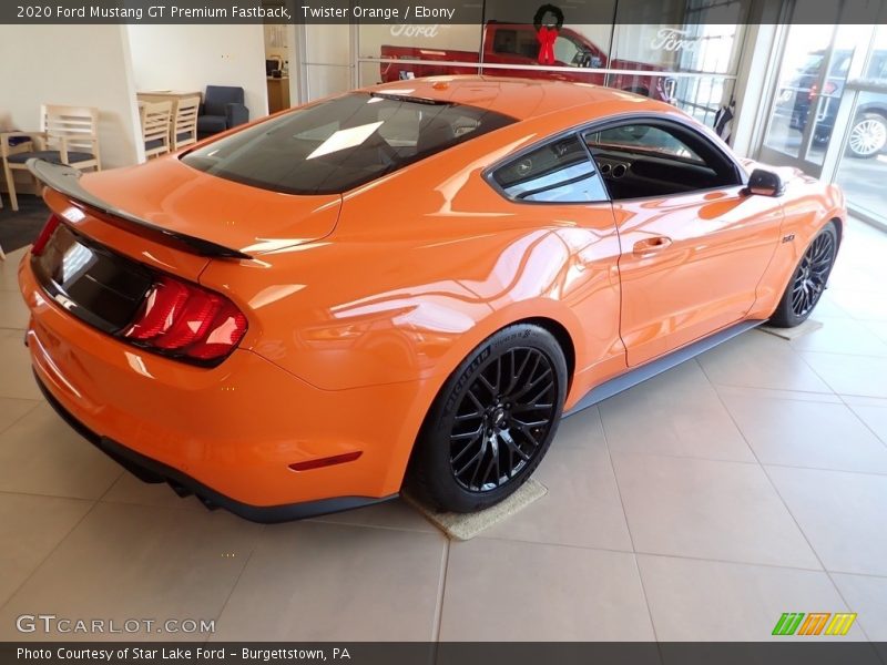 Twister Orange / Ebony 2020 Ford Mustang GT Premium Fastback
