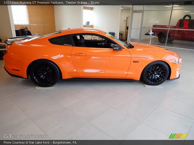 Twister Orange / Ebony 2020 Ford Mustang GT Premium Fastback