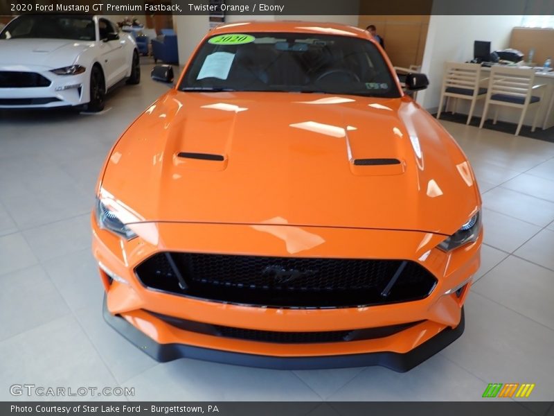 Twister Orange / Ebony 2020 Ford Mustang GT Premium Fastback