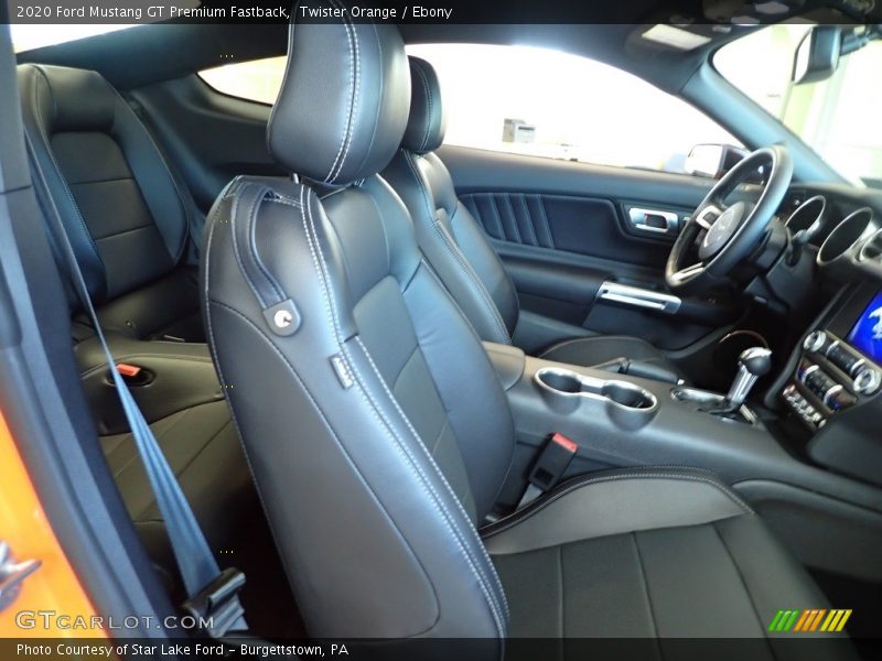 Twister Orange / Ebony 2020 Ford Mustang GT Premium Fastback