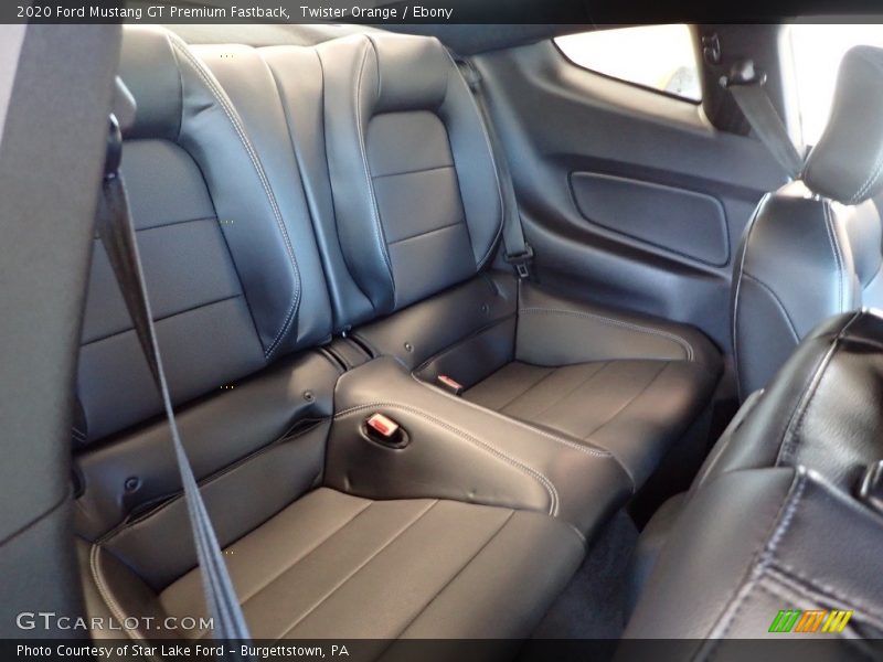 Rear Seat of 2020 Mustang GT Premium Fastback