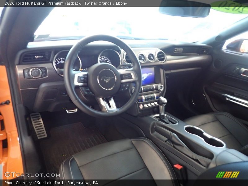 Twister Orange / Ebony 2020 Ford Mustang GT Premium Fastback