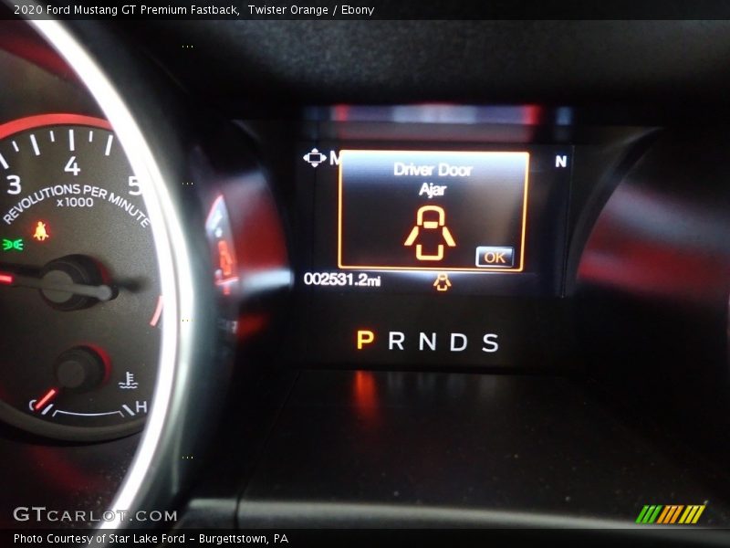 Twister Orange / Ebony 2020 Ford Mustang GT Premium Fastback