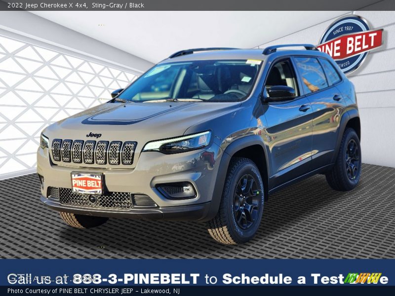 Sting-Gray / Black 2022 Jeep Cherokee X 4x4