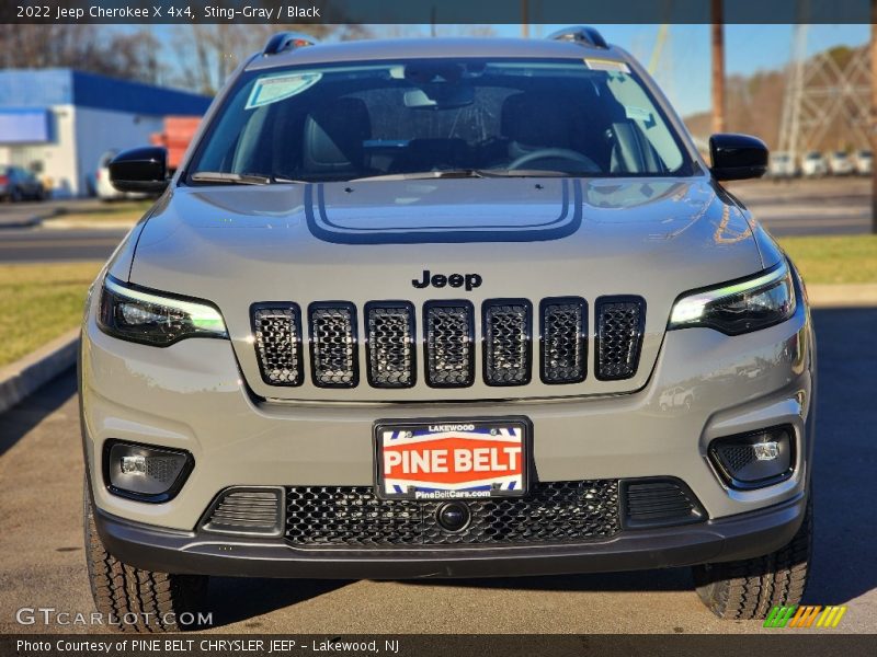 Sting-Gray / Black 2022 Jeep Cherokee X 4x4