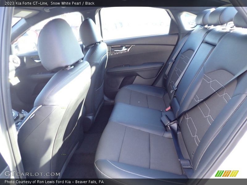 Snow White Pearl / Black 2023 Kia Forte GT-Line