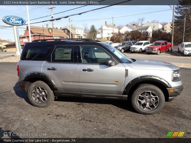 Iconic Silver Metallic / Ebony 2022 Ford Bronco Sport Badlands 4x4