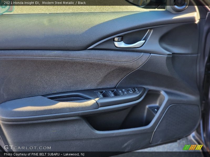 Modern Steel Metallic / Black 2021 Honda Insight EX