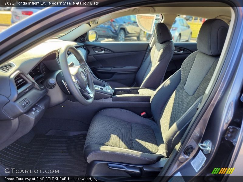 Modern Steel Metallic / Black 2021 Honda Insight EX