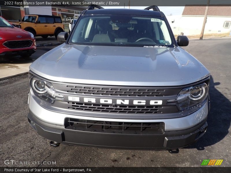 Iconic Silver Metallic / Ebony 2022 Ford Bronco Sport Badlands 4x4