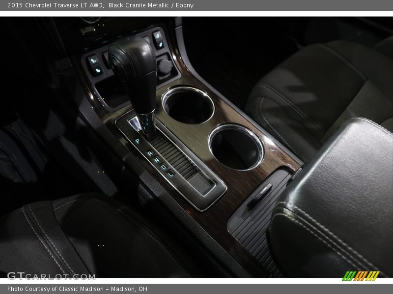Black Granite Metallic / Ebony 2015 Chevrolet Traverse LT AWD