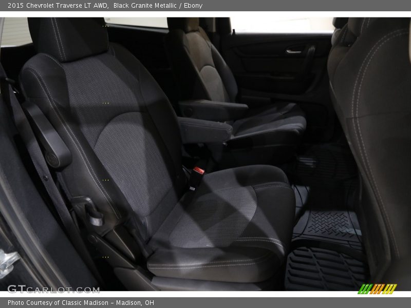 Black Granite Metallic / Ebony 2015 Chevrolet Traverse LT AWD
