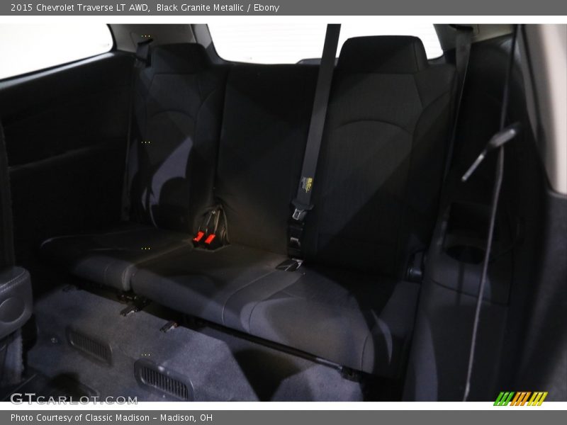 Black Granite Metallic / Ebony 2015 Chevrolet Traverse LT AWD