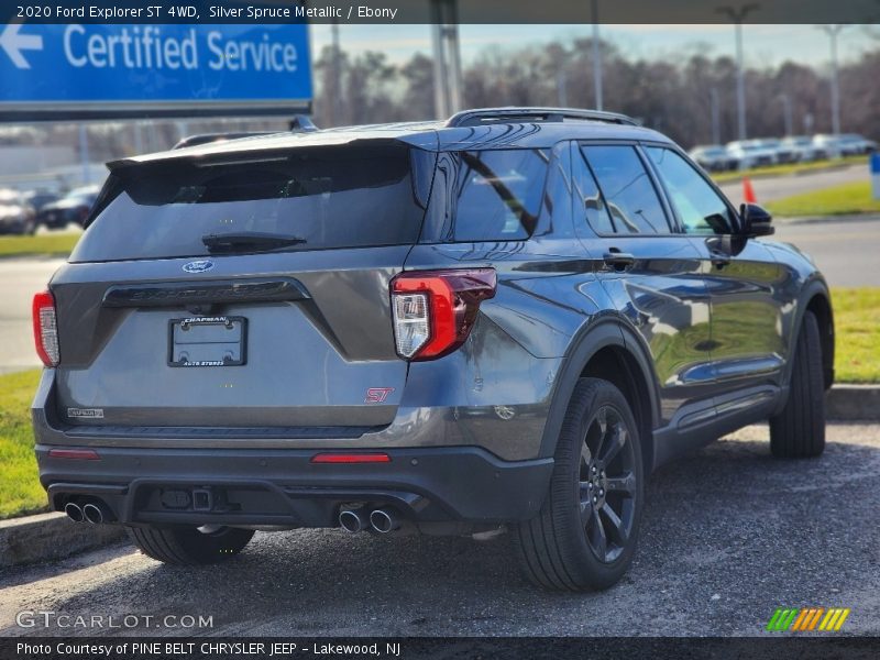 Silver Spruce Metallic / Ebony 2020 Ford Explorer ST 4WD