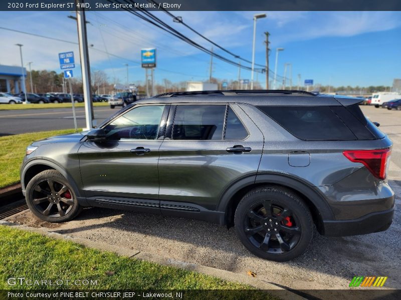 Silver Spruce Metallic / Ebony 2020 Ford Explorer ST 4WD