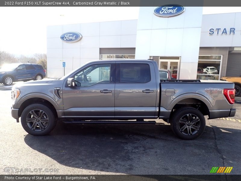 Carbonized Gray Metallic / Black 2022 Ford F150 XLT SuperCrew 4x4