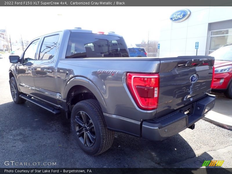 Carbonized Gray Metallic / Black 2022 Ford F150 XLT SuperCrew 4x4
