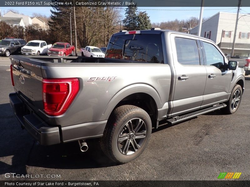 Carbonized Gray Metallic / Black 2022 Ford F150 XLT SuperCrew 4x4