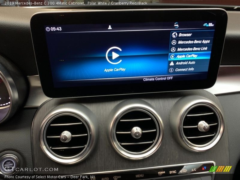 Polar White / Cranberry Red/Black 2019 Mercedes-Benz C 300 4Matic Cabriolet