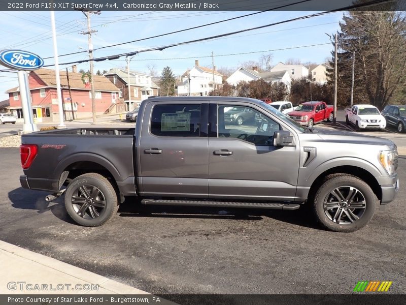 Carbonized Gray Metallic / Black 2022 Ford F150 XLT SuperCrew 4x4