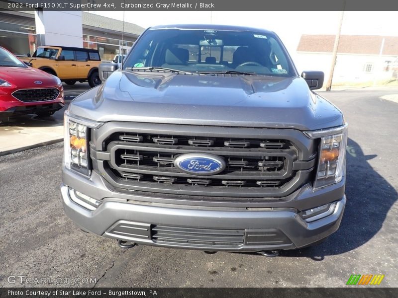Carbonized Gray Metallic / Black 2022 Ford F150 XLT SuperCrew 4x4