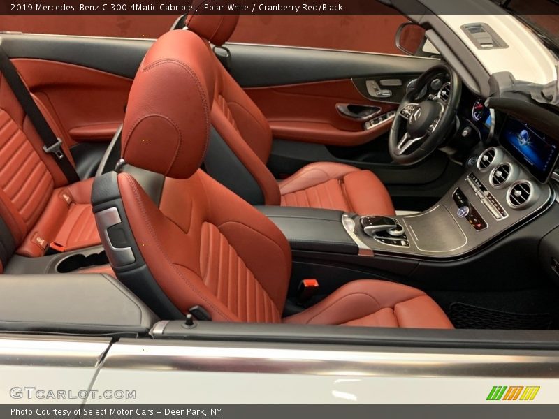 Polar White / Cranberry Red/Black 2019 Mercedes-Benz C 300 4Matic Cabriolet