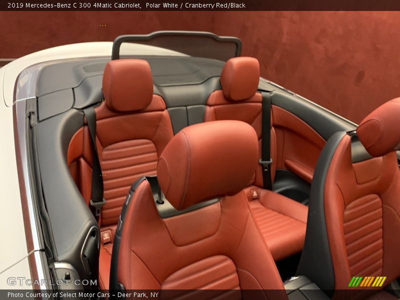 Polar White / Cranberry Red/Black 2019 Mercedes-Benz C 300 4Matic Cabriolet